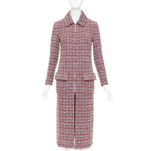Chanel 2023 Tweed Flap Pocket Coat